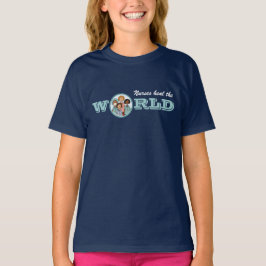 Verpleegkundigen genezen de wereld t-shirt