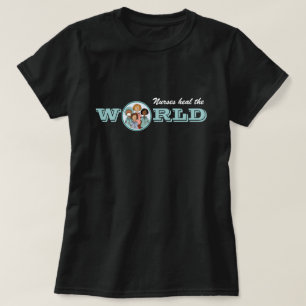 Verpleegkundigen genezen de wereld t-shirt