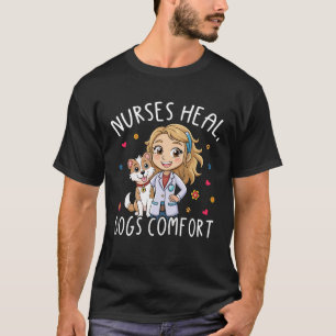 Verpleegkundigen Genezen Honden Troost – Hartverwa T-shirt