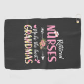 Verpleegkundigen | Gepensioneerde verpleegkundigen Golfhanddoek (Horizontaal)