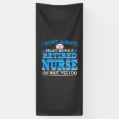 Verpleegkundigen | Gepensioneerde verpleegsters Spandoek (Verticaal)