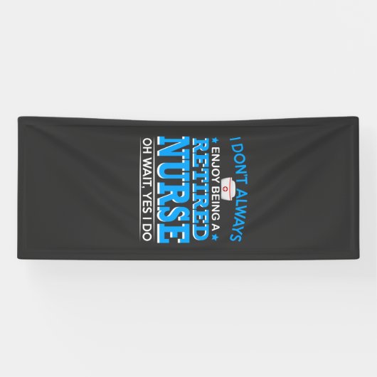 Verpleegkundigen | Gepensioneerde verpleegsters Spandoek (Horizontaal)