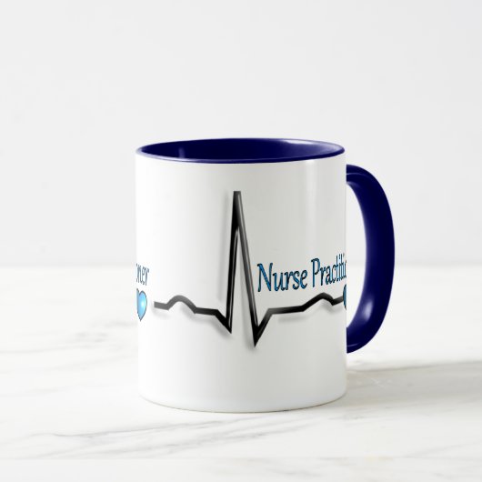 Verpleegkundigen Geschikt voor QRS-ontwerp Mok (Voorkant rechts)