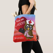 Verpleegkundigen geven een Hoot! Owl Nurse Tote Bag (Dichtbij)