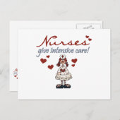 Verpleegkundigen geven Intensive Care T-shirts en  Briefkaart (Voorkant / Achterkant)