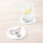 Verpleegkundigen geven Intensive Care T-shirts en  Zandsteen Onderzetter (Zijkant)