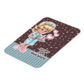 Verpleegkundigen geven zorg voor het hart. Cute Bl Magneet (Linkerzijde)