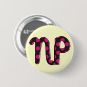 Verpleegkundigen Gifts "NP" Ronde Button 5,7 Cm (Voorkant /achterkant)