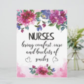 Verpleegkundigen Grafiek Afstuderen citaat Korte d Kaart (Staand voorkant)