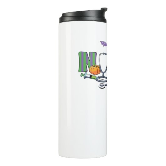 Verpleegkundigen Halloween Classic T-shirt Thermosbeker (Gedraaid links)