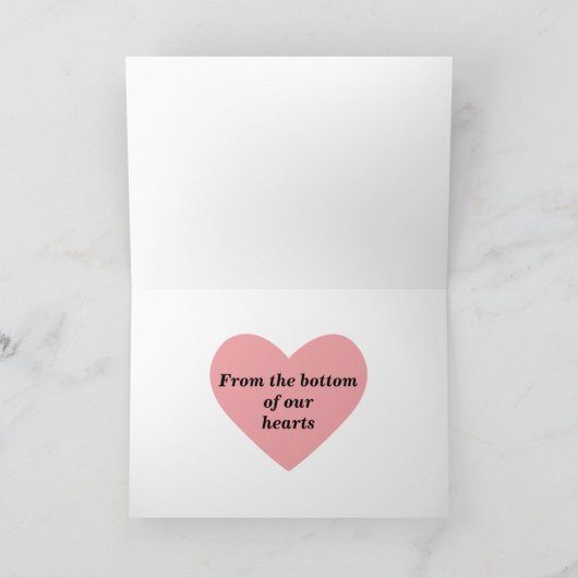 verpleegkundigen Hartelijk dank Bedankkaart (Binnen)