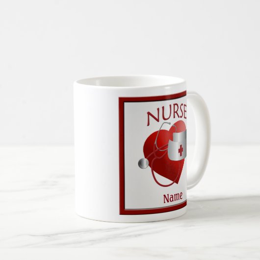 Verpleegkundigen hebben de Mok van de gezagvoerder (Voorkant rechts)