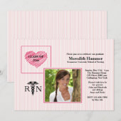 Verpleegkundigen hebben een groot hart Foto Afstud Kaart (Voorkant / Achterkant)