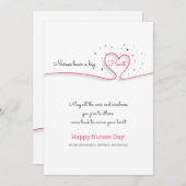 Verpleegkundigen hebben een groot hart kaart (Voorkant / Achterkant)