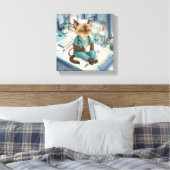 Verpleegkundigen hebben een koffiepauze canvas afdruk (Insitu (Slaapkamer))