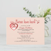 Verpleegkundigen hebben een uitnodiging tot Afstud (Staand voorkant)