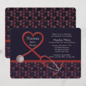 Verpleegkundigen hebben een uitnodiging tot Afstud (Voorkant / Achterkant)