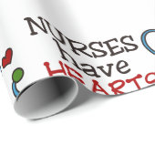 Verpleegkundigen hebben hart cadeaupapier (Rol Hoek)