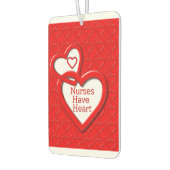 Verpleegkundigen hebben hart rood verbonden hart V Luchtverfrisser (Links)