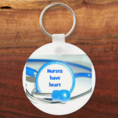 Verpleegkundigen hebben hart sleutelhanger (Voorkant)