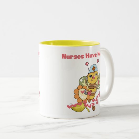 Verpleegkundigen hebben Mok (Voorkant rechts)