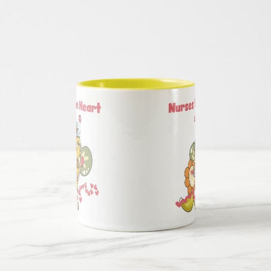 Verpleegkundigen hebben Mok (Center)