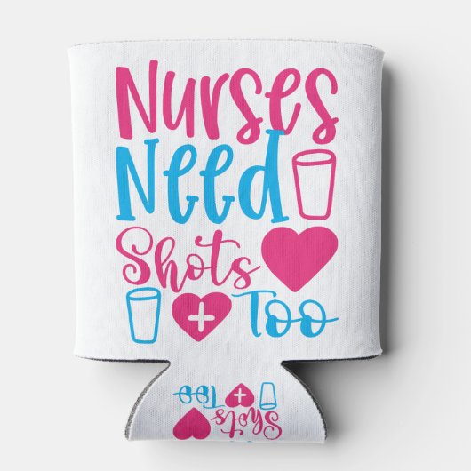 Verpleegkundigen hebben ook schokken nodig blikjeskoeler (Achterkant)