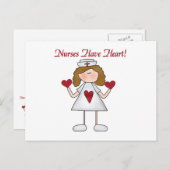 Verpleegkundigen hebben T-shirts en geschenken Briefkaart (Voorkant / Achterkant)