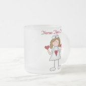 Verpleegkundigen hebben T-shirts en geschenken Matglas Koffiemok (Voorkant rechts)