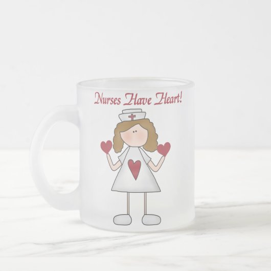 Verpleegkundigen hebben T-shirts en geschenken Matglas Koffiemok (Links)