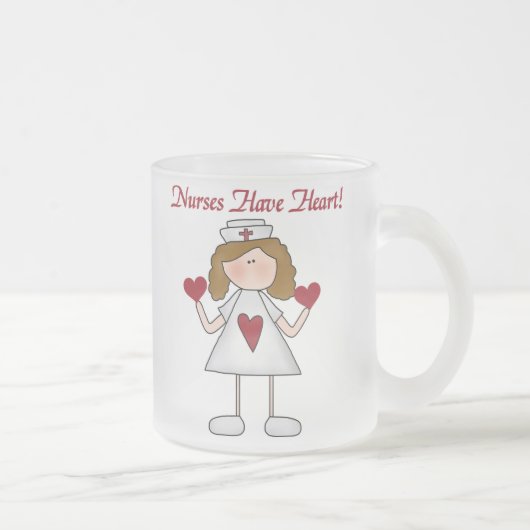 Verpleegkundigen hebben T-shirts en geschenken Matglas Koffiemok (Rechts)