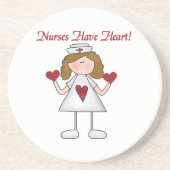 Verpleegkundigen hebben T-shirts en geschenken Zandsteen Onderzetter (Voorkant)