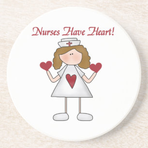 Verpleegkundigen hebben T-shirts en geschenken Zandsteen Onderzetter