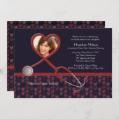 Verpleegkundigen hebben uitnodiging tot het Afstud (Voorkant / Achterkant)