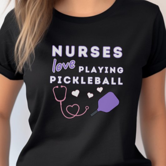 Verpleegkundigen houden van het spelen van Pickleb T-shirt