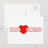 Verpleegkundigen houden van Kerstmis Feestdagenkaart (Voorkant / Achterkant)