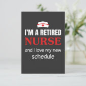 Verpleegkundigen | Ik ben een in ruste verpleegste Bedankkaart (Staand voorkant)