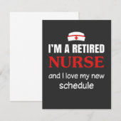 Verpleegkundigen | Ik ben een in ruste verpleegste Bedankkaart (Voorkant / Achterkant)