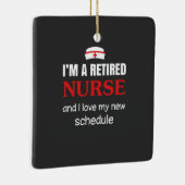 Verpleegkundigen | Ik ben een in ruste verpleegste Keramisch Ornament (Rechts)