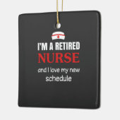 Verpleegkundigen | Ik ben een in ruste verpleegste Keramisch Ornament (Links)