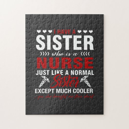 Verpleegkundigen | Ik heb een zuster Legpuzzel (Verticaal)