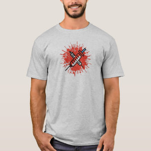 Verpleegkundigen in de frontlinie t-shirt