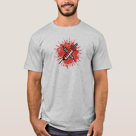 Verpleegkundigen in de frontlinie t-shirt (Voorkant)
