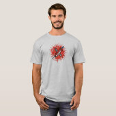 Verpleegkundigen in de frontlinie t-shirt (Voorkant volledig)