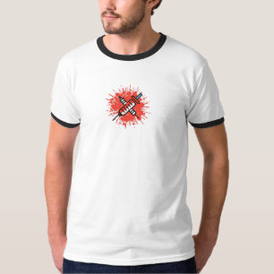 Verpleegkundigen in de frontlinie t-shirt