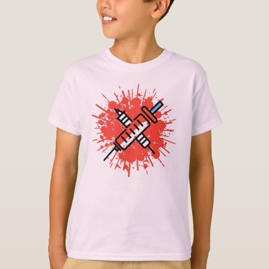 Verpleegkundigen in de frontlinie t-shirt (Voorkant)