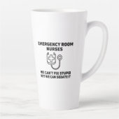 verpleegkundigen in een noodkamer, die dom zijn latte mok (Rechts)