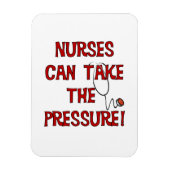 Verpleegkundigen kunnen de druk op zich nemen magneet (Verticaal)