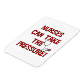 Verpleegkundigen kunnen de druk op zich nemen magneet (Linkerzijde)