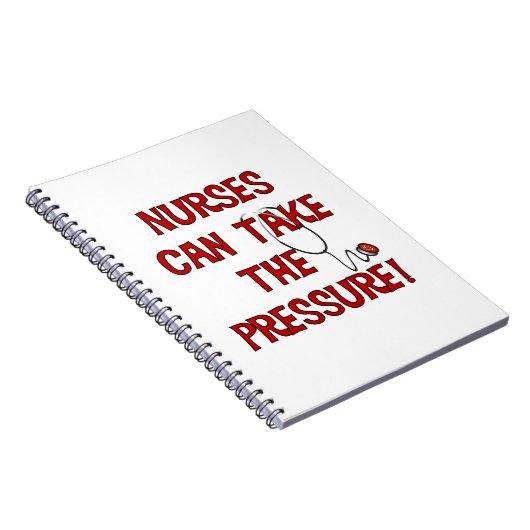 Verpleegkundigen kunnen de druk op zich nemen notitieboek (Rechterzijde)